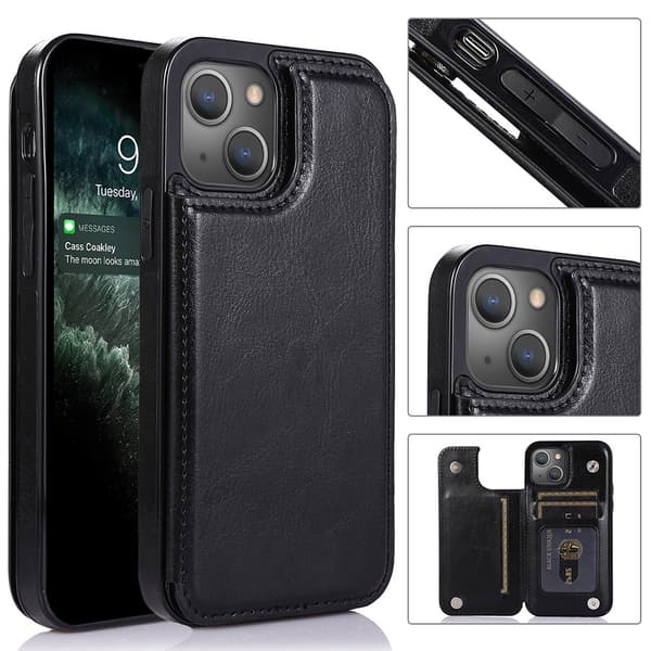 iPhone 13 - Stilrent & Praktiskt Skal med Korthållare