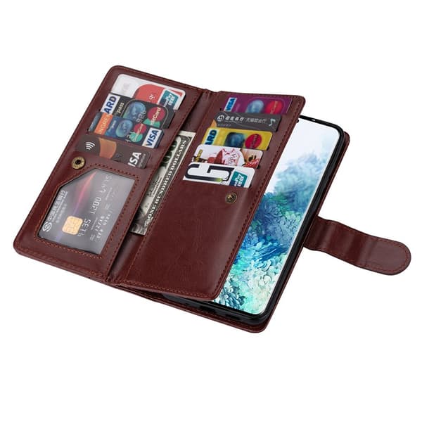 Samsung Galaxy S22 Plus - Smart FLOVEME Plånboksfodral (9-kort)