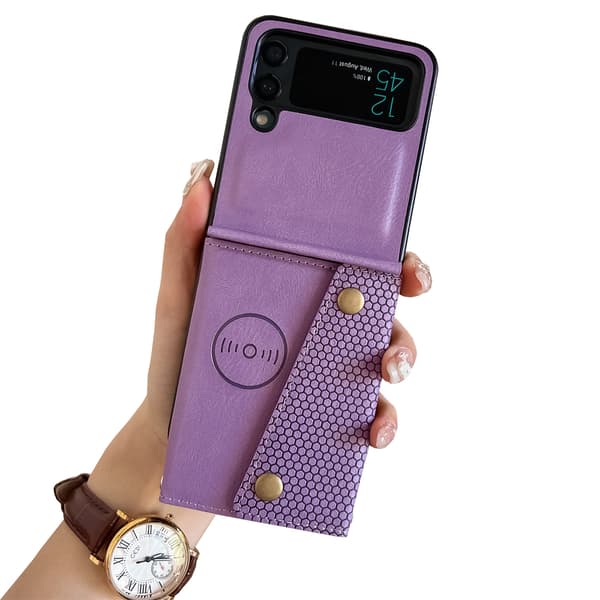 Samsung Galaxy Z Flip 3 - Skyddsskal med Plats för Kort