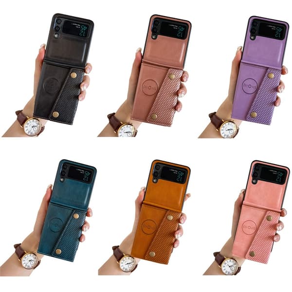 Samsung Galaxy Z Flip 3 - Skyddsskal med Plats för Kort