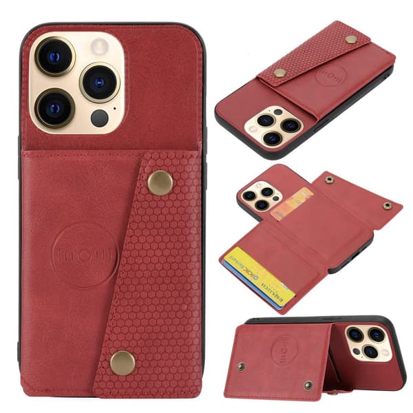 iPhone 14 Pro Max - Smart Skal med Korthållare