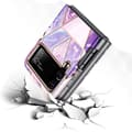 Miniatyrbild 5 av 7: Samsung Galaxy Z Flip 4 - Skyddsskal i Marmordesign