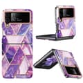 Miniatyrbild 6 av 7: Samsung Galaxy Z Flip 4 - Skyddsskal i Marmordesign
