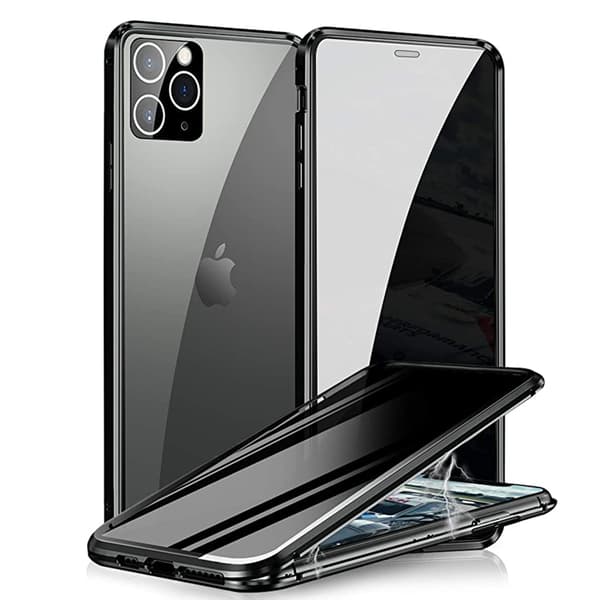 iPhone 12 Pro Max - Skyddande Magnetiskt Dubbelskal