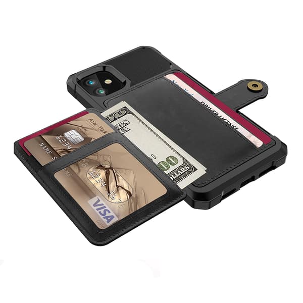iPhone 12 - Skal med Korthållare