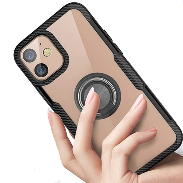 iPhone 12 Skal med Ringhållare