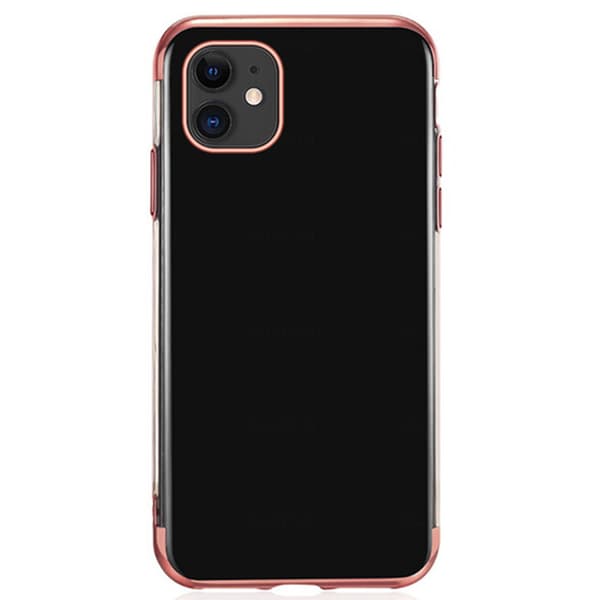 iPhone 12 - Floveme Silikonskal Roséguld Roséguld