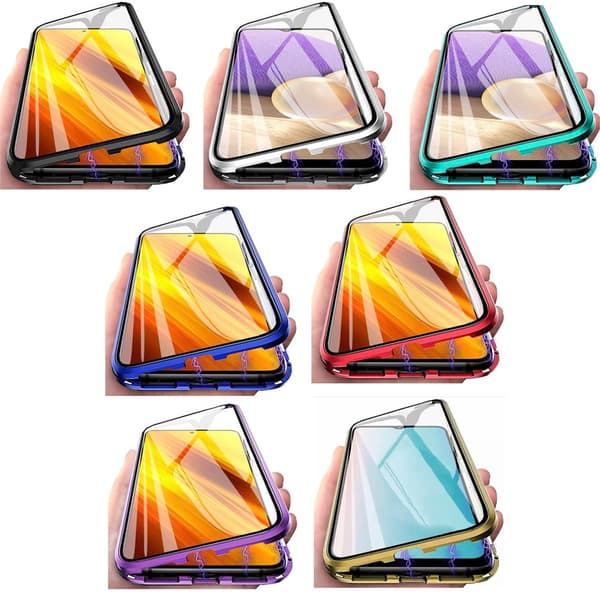 Dubbelsidigt Magnetiskt Fodral - Samsung Galaxy A53 5G Lila