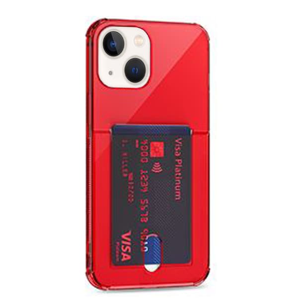 Stilsäkert Skyddsskal med plats för Kort - iPhone 13 Mini