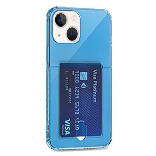 Stilsäkert Skyddsskal med plats för Kort - iPhone 13 Mini