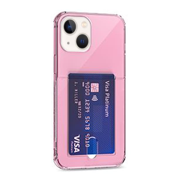 Stilsäkert Skyddsskal med plats för Kort - iPhone 13 Mini