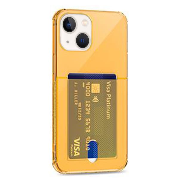 Stilsäkert Skyddsskal med plats för Kort - iPhone 13 Mini