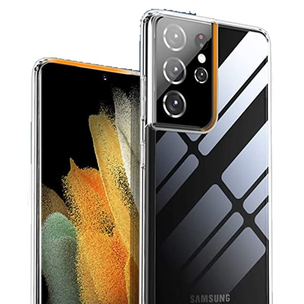 Tunt & Skyddande Silikonskal (Floveme)- Samsung Galaxy S21 Ultra