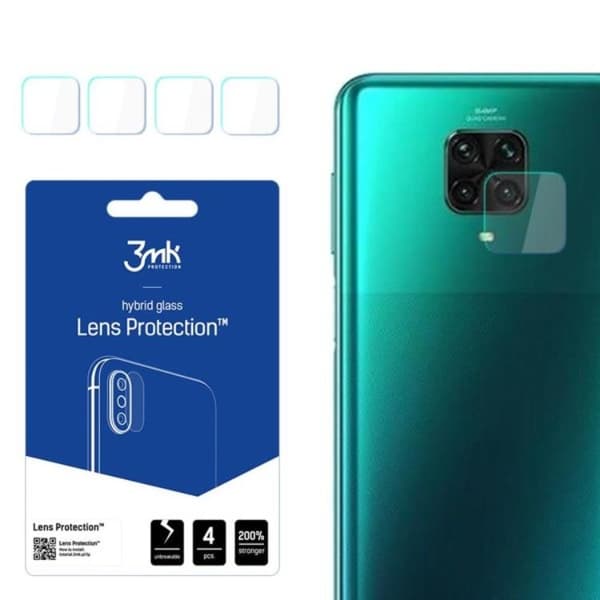 3MK Xiaomi Redmi Note 9 Pro Kameralinskydd
