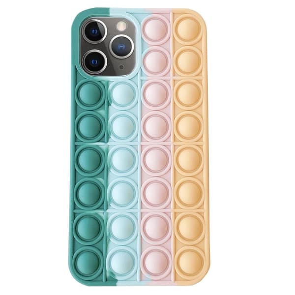 Skyddande Fidget Pop-It Silikonskal - iPhone 12 Pro