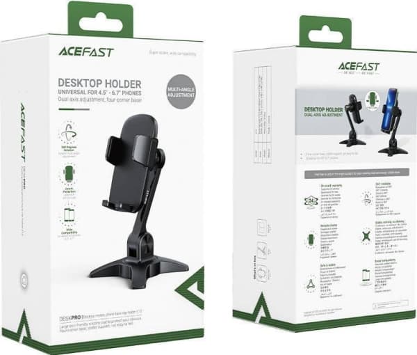 Acefast stativ, telefonholder Acefast E10 (svart)