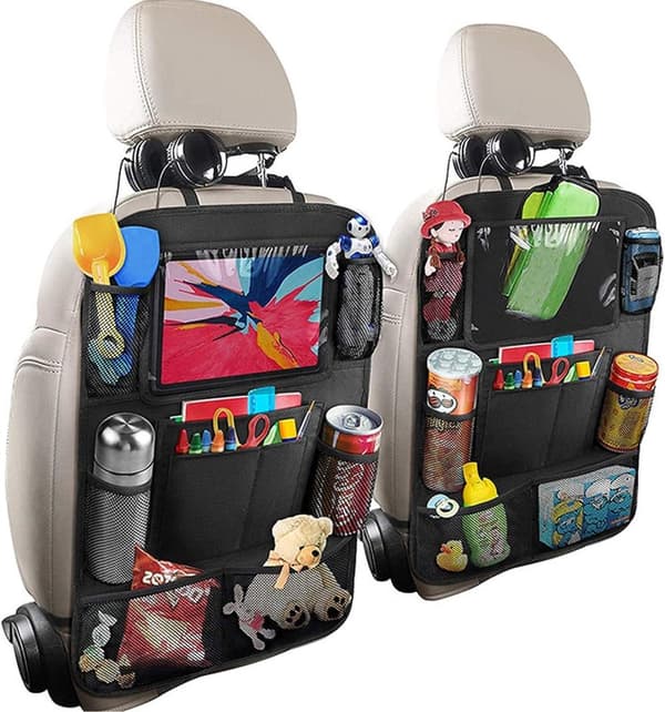 2-PACK Universal bilbaksäte mobil / surfplatta många hållare