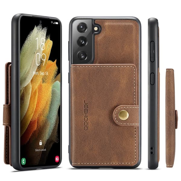 Smart Skal med Korthållare - Samsung Galaxy S21