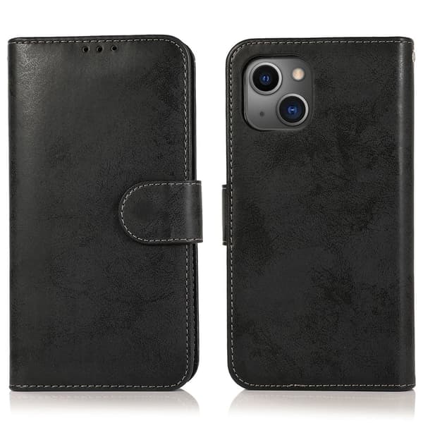 LEMAN Plånboksfodral med Skalfunktion - iPhone 14