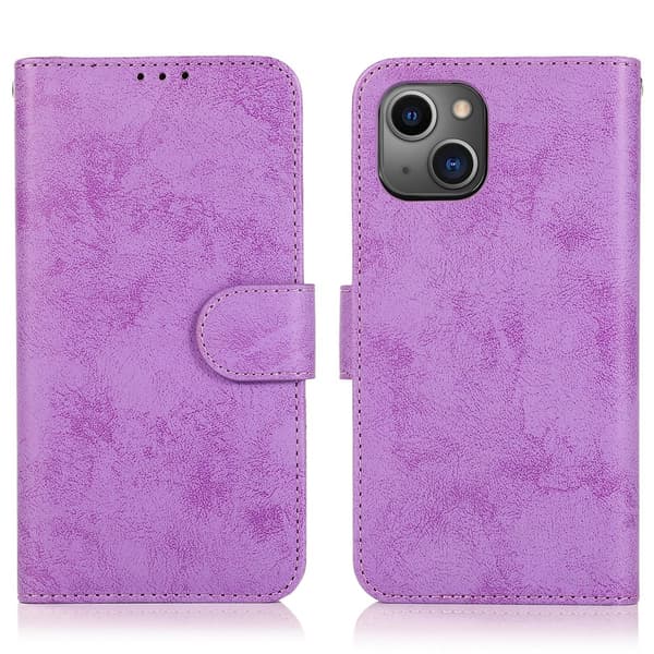 LEMAN Plånboksfodral med Skalfunktion - iPhone 14