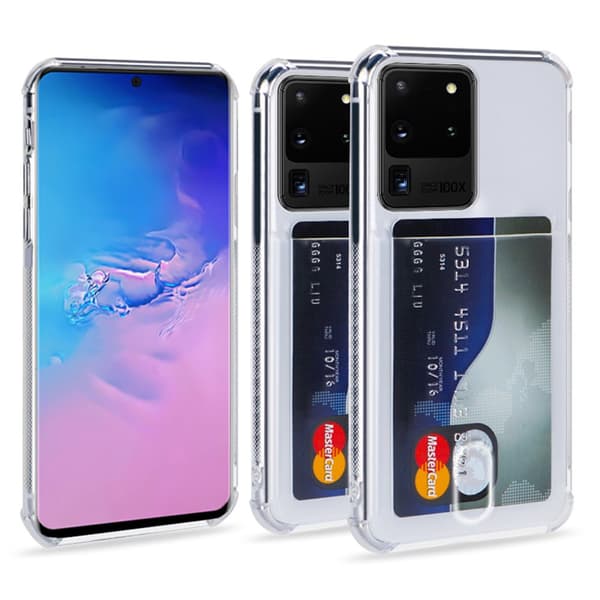 Stötdämpande Skal med Kortfack - Samsung Galaxy S20 Ultra