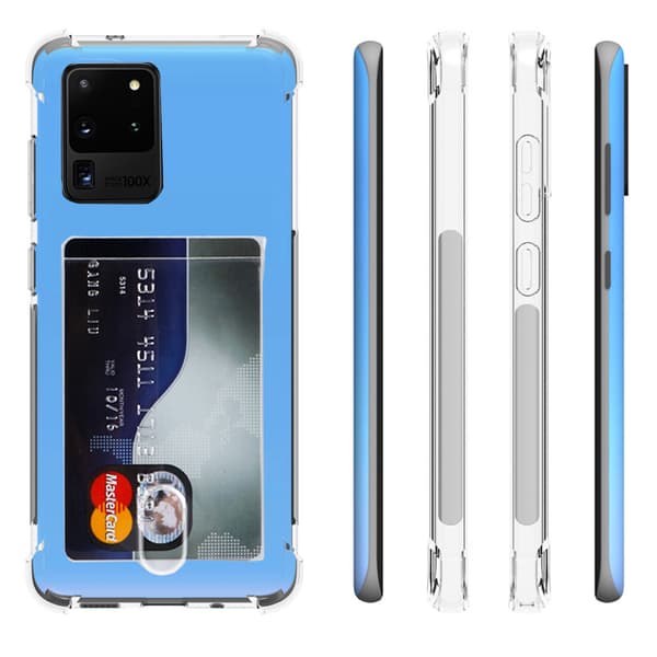 Stötdämpande Skal med Kortfack - Samsung Galaxy S20 Ultra