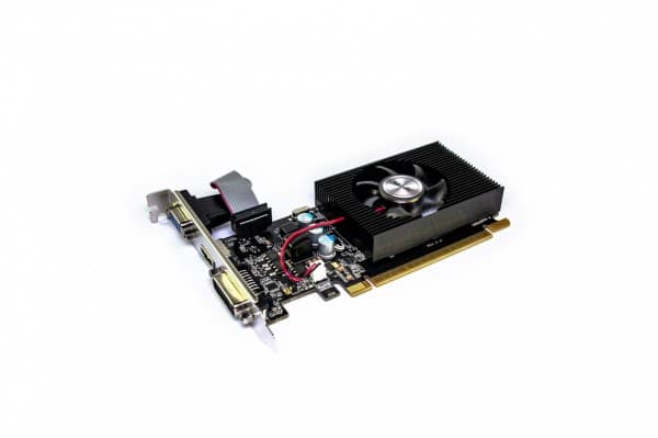Skjermkort AFOX Geforce GT610 1GB DDR3 64Bit DVI HDMI VGA LP Fan AF610-1024D3L7-V6