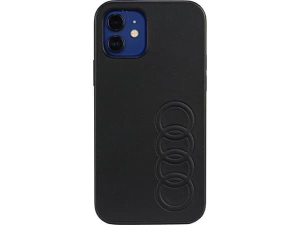 Audi Audi Synthetic Leather iPhone 12/12 Pro 6.1" czarny/black hardcase AU-TPUPCIP12P-TT/D1-BK
