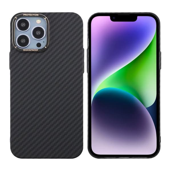 Kolfiber Skal iPhone 13 Pro Max - Svart