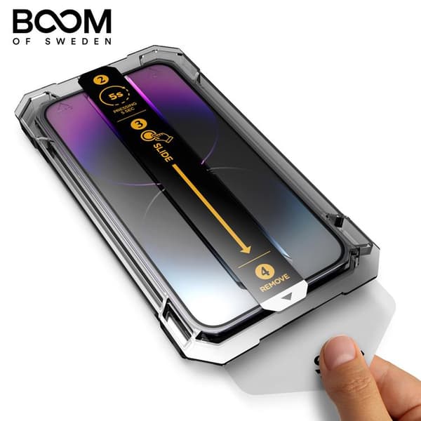 BOOM iPhone 12 Härdat Glas Skärmskydd - 2 Pack