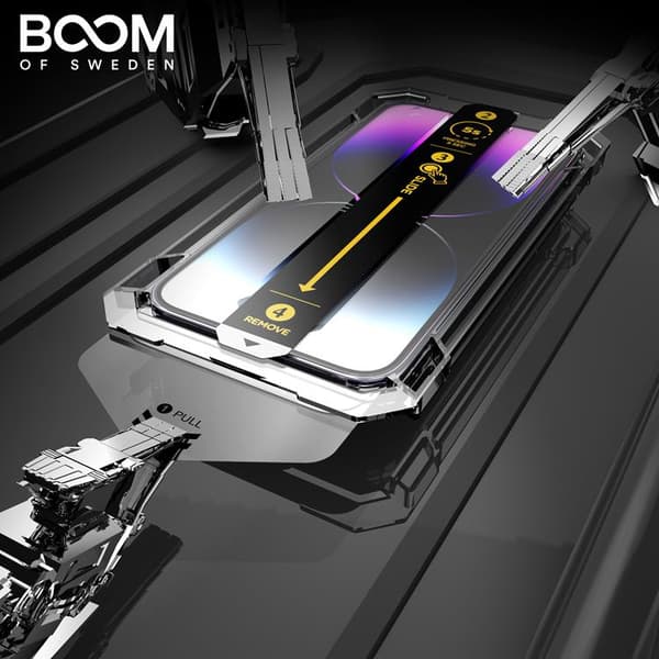 BOOM iPhone 12 Härdat Glas Skärmskydd - 2 Pack