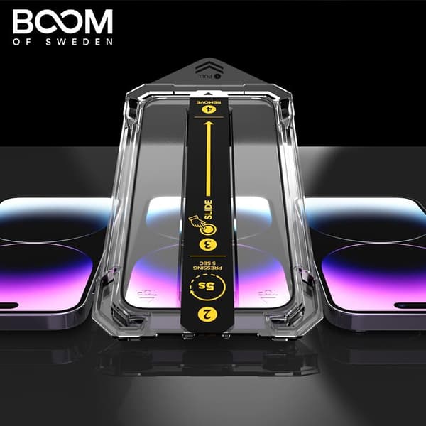 BOOM iPhone 12 Härdat Glas Skärmskydd - 2 Pack