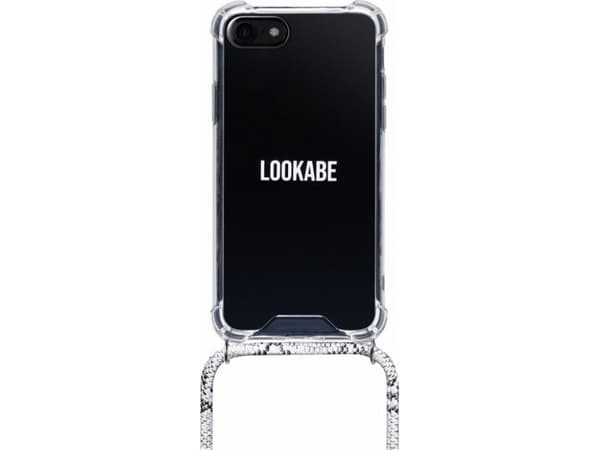 LOKABE | Bakskal till mobiltelefon - halsband - plast - Ormskinnsfärg - för Apple iPhone 7/8