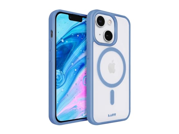 LAUT Huex Protect, Suojus, Apple, iPhone 14 Plus, 17 cm (6.7"), Sininen, Läpikuultava