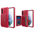 Miniatyrbild 10 av 11: Smart & Smidigt Skal med Kortfack - Samsung Galaxy S21 FE