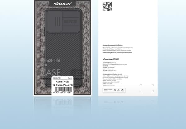 Nillkin panssaroitu kotelo Xiaomi Redmi Note 12 Turbo / Xiaomi Poco F5 kanssa Nillkin CamShield Pro kamerakotelo - lajittelu