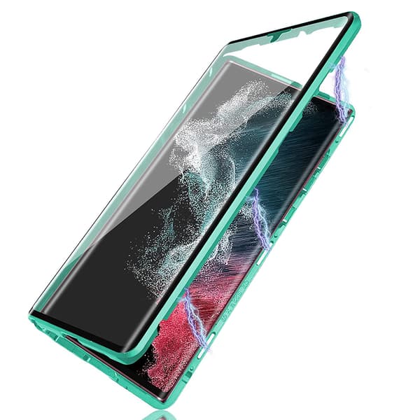 Samsung Galaxy S21 Ultra - Smart Dubbelsidigt Fodral (Magnet)