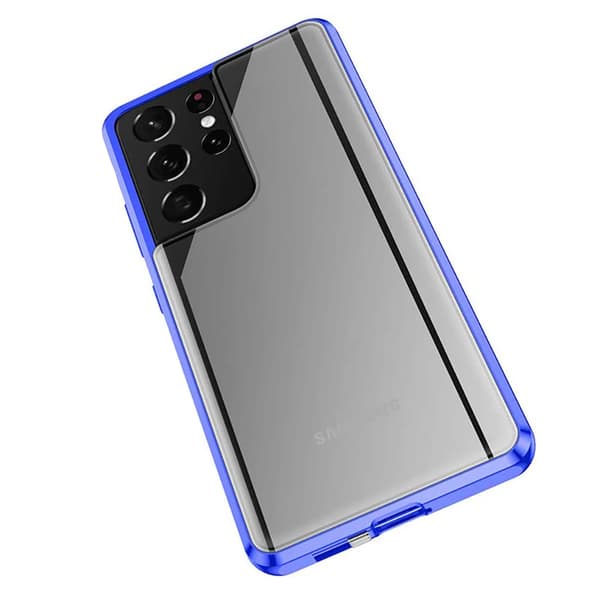 Samsung Galaxy S21 Ultra - Smart Dubbelsidigt Fodral (Magnet)