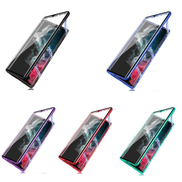Samsung Galaxy S21 Ultra - Smart Dubbelsidigt Fodral (Magnet)