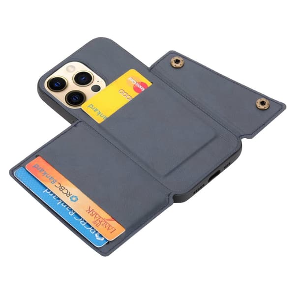 Gediget Skal med Kortfack - iPhone 14 Pro Max