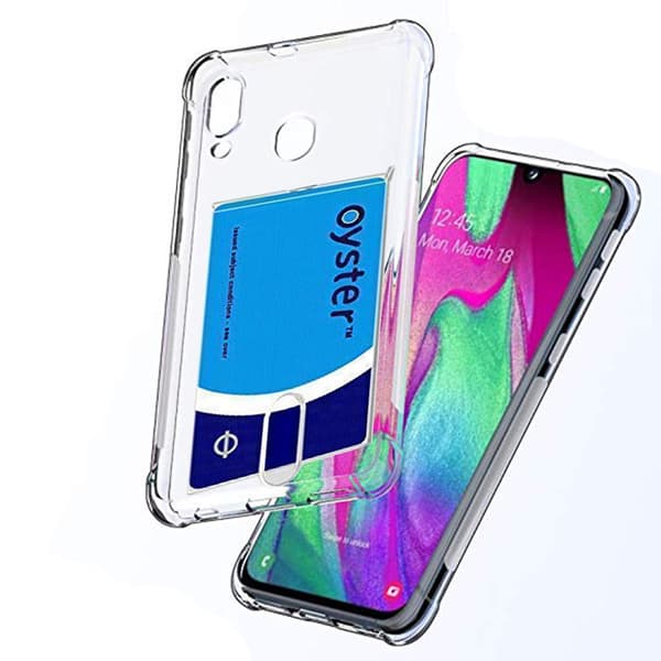 Lätt och Smidigt Skal med Kortfack - Samsung Galaxy A40