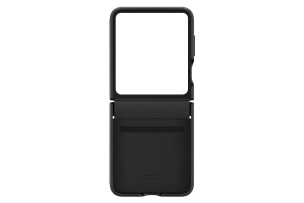 Samsung EF-VF731 - Skyddsfodral baksidesskydd för mobiltelefon - eco-läder - svart - för Galaxy Z Flip5