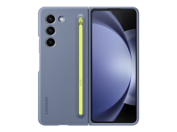 Samsung EF-OF94P - Vikbart fodral för mobiltelefon - slimmat, S-penna - isblå - för Galaxy Z Fold5