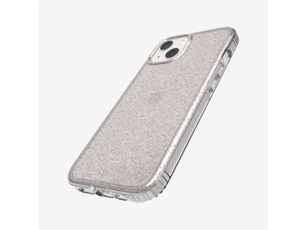 Tech21 Evo Sparkle, Omslag, Apple, iPhone 13, 15,5 cm (6.1"), Multifärg, Transparent