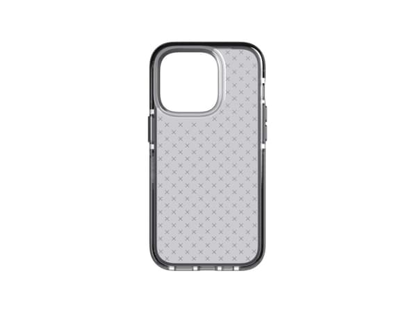Tech21 Evo Check, Etui, Apple, iPhone 14 Pro, 15,5 cm (6.1"), Sort, Grå