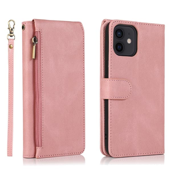 Plånboksfodral 8-Kort  - iPhone 12 Roséguld