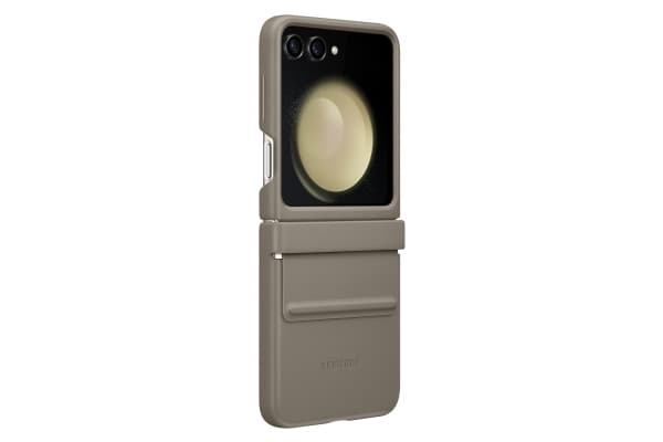 Samsung EF-VF731 - Beskyttelsesboks baksidedeksel for mobiltelefon - økolær - etoupe - for Galaxy Z Flip5