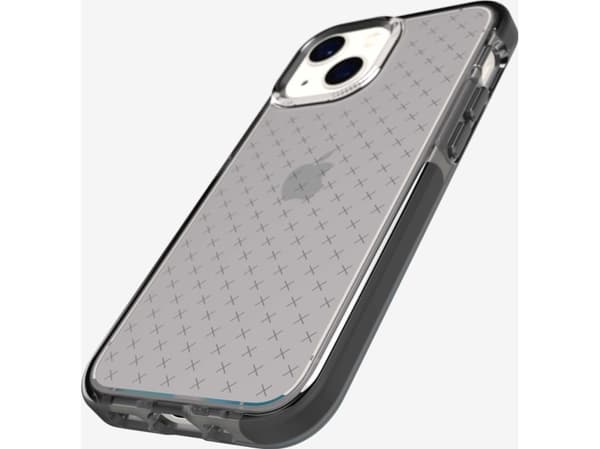 Tech21 Evo Check, Omslag, Apple, iPhone 13 mini, 13,7 cm (5.4"), Svart, Transparent