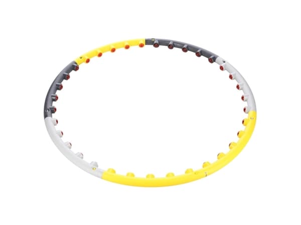 Hula Hop Massasjeapparat HMS HHP005 grå og gul 85 cm med magneter
