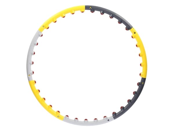 Hula Hop Massasjeapparat HMS HHP005 grå og gul 85 cm med magneter